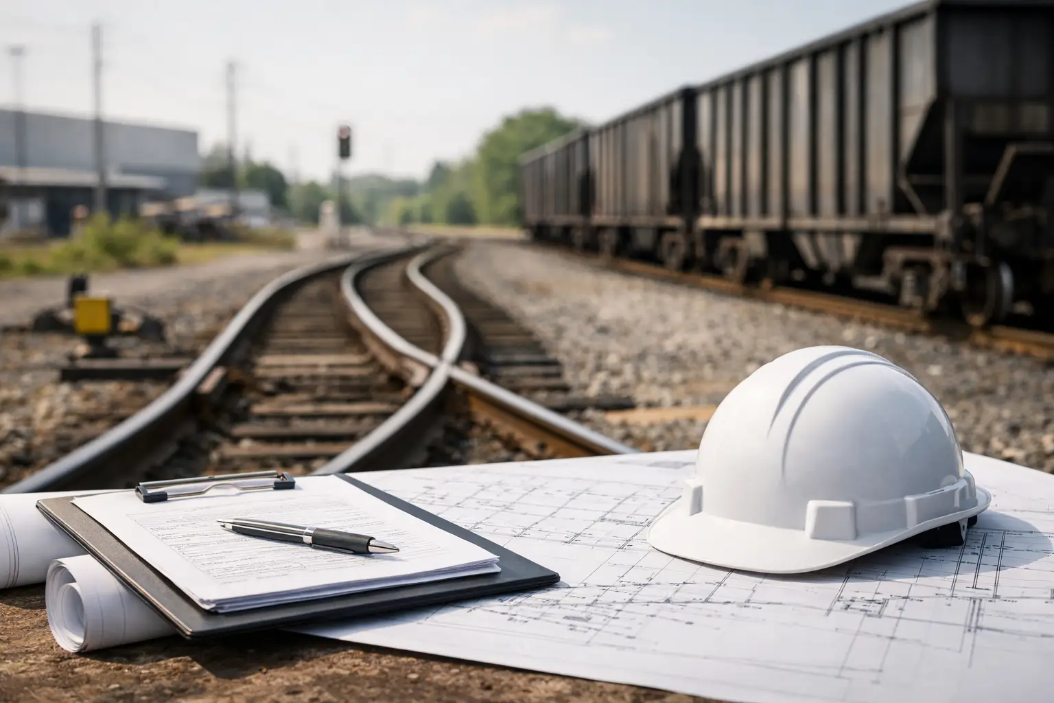What permits a rail spur requires