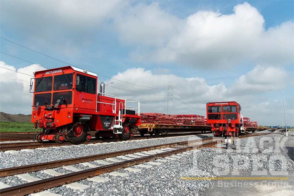 Railcar mover for sale moving railcars in an industrial terminal